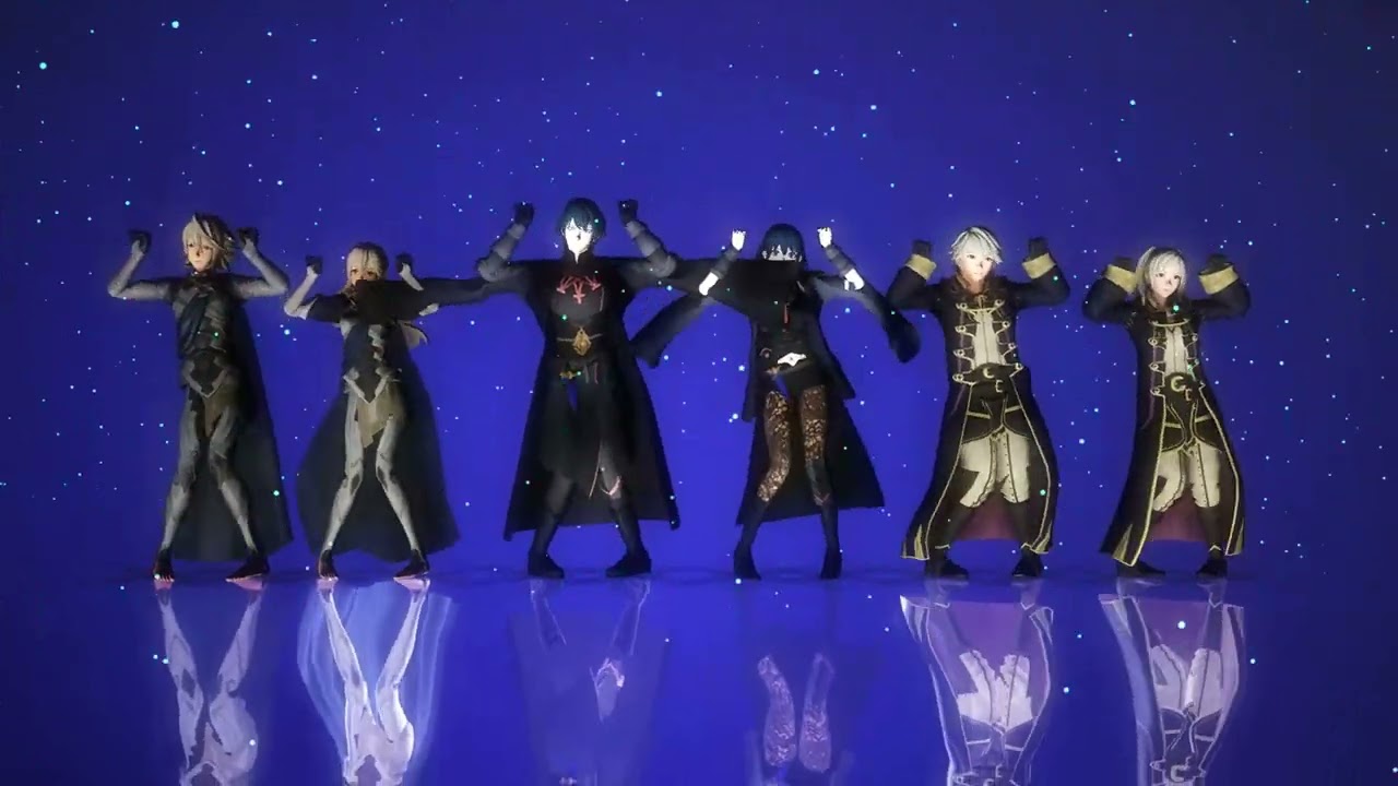 MMD Fire Emblem Caramell Dansen Corrin Byleth Robin Avatar Male Female