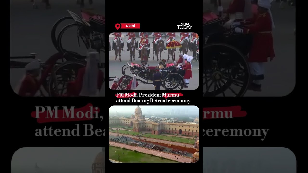Beating Retreat 2026: PM Modi, President Murmu at Republic Day Finale