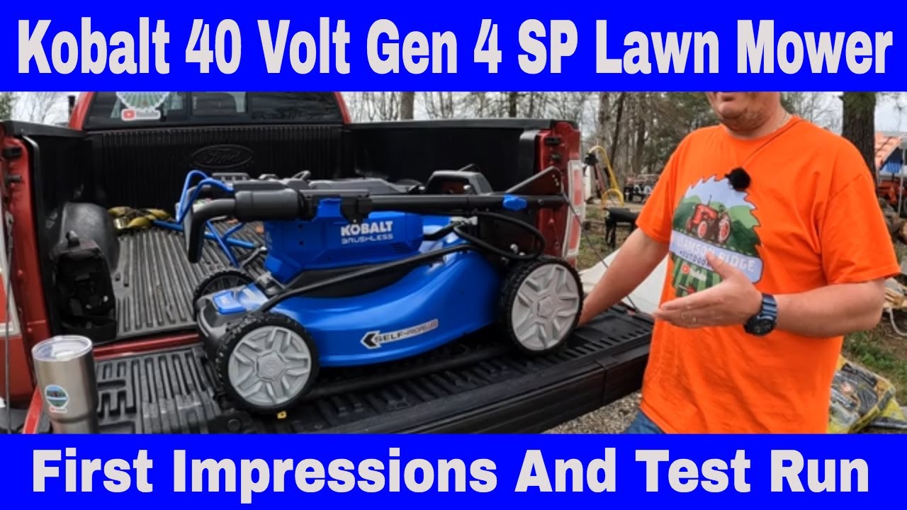 Kobalt 40V Max 20 Inch Self Propelled Lawn Mower Gen 4 First Impressions #233