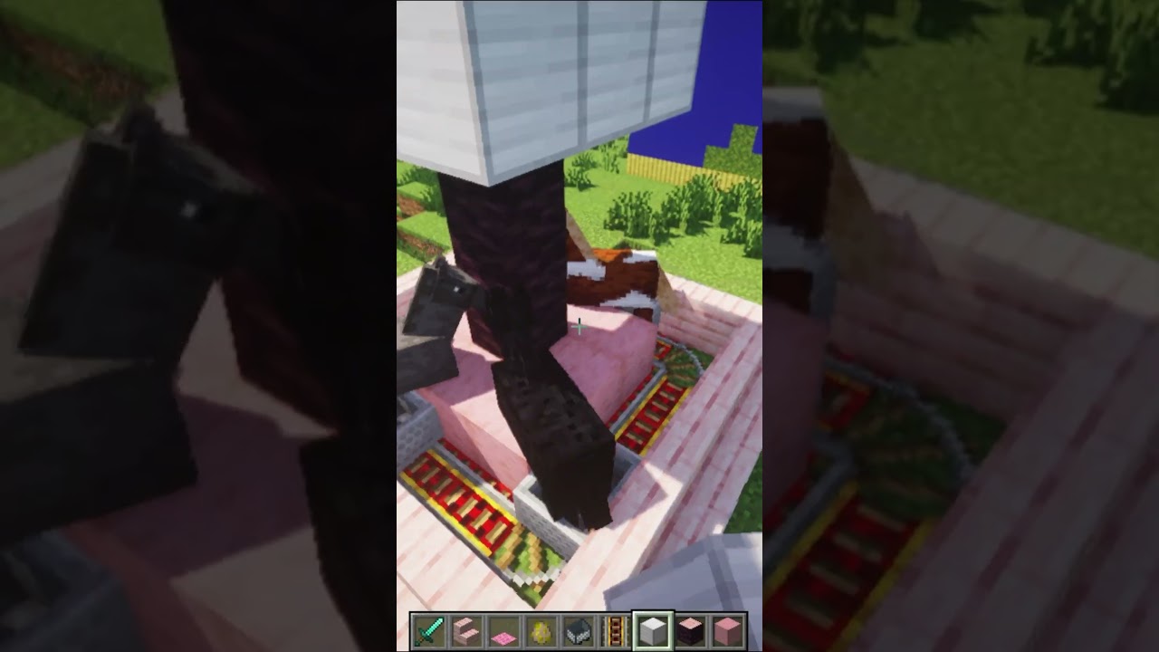 MINECRAFT CARRUSEL FUNCIONAL NO MODS #minecraft #minecraftshorts #minecrafttutorial