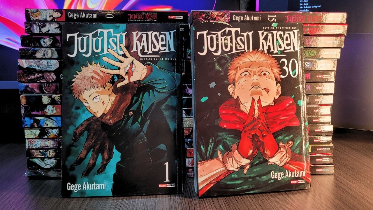 MINHA COLEÇÃO COMPLETA DE JUJUTSU KAISEN (Volumes 0 ao 30)