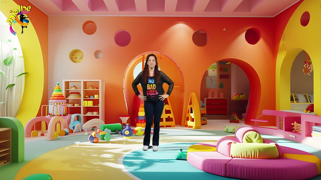 משחקי קצב לילדים עם שרון פורת - ריקוד אנרגטי לילדים