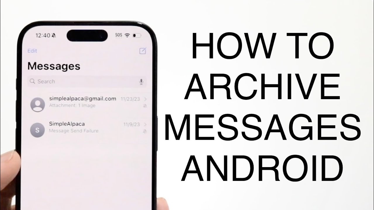 Как архивировать сообщения на iPhone! (2023)