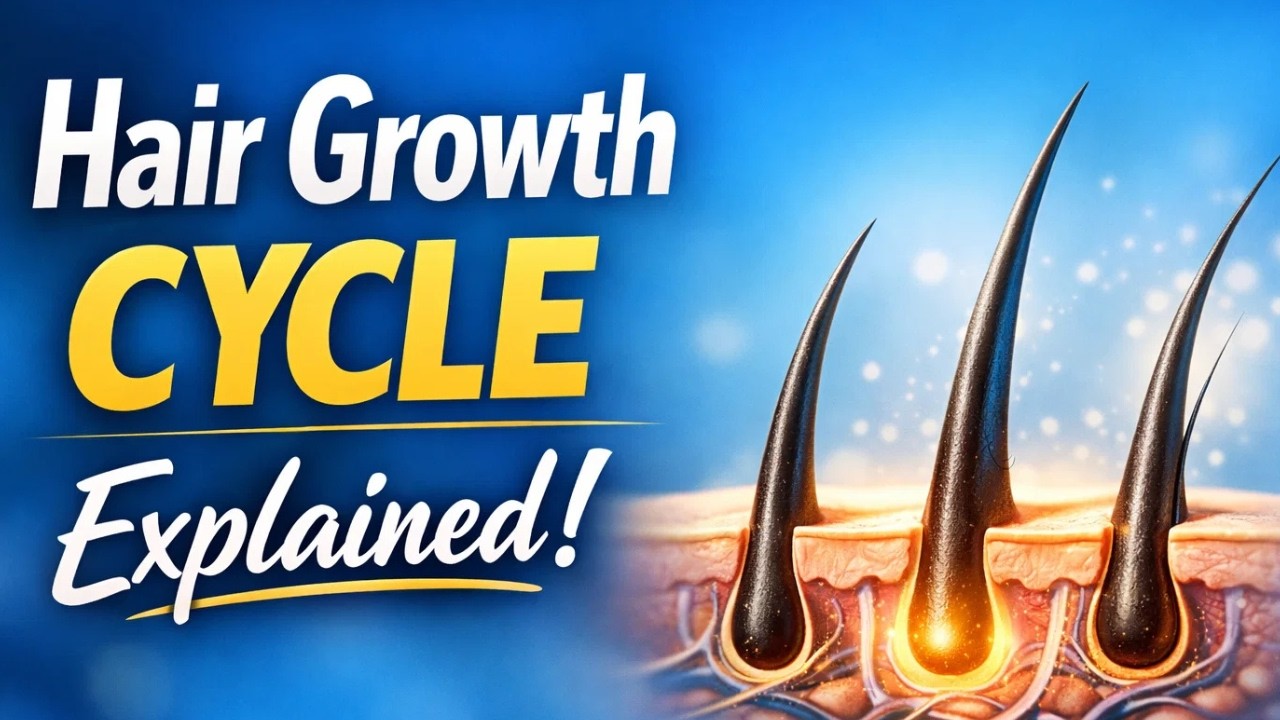 Hair Growth Cycle Explained with Real Examples |  Why Hair Falls & Grows Back (Doctor Explains)