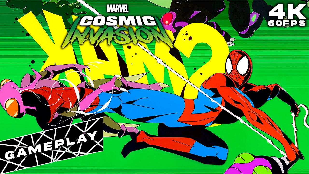 MARVEL COSMIC INVASION - Spider-Man and Wolverine Gameplay (4K60FPS)
