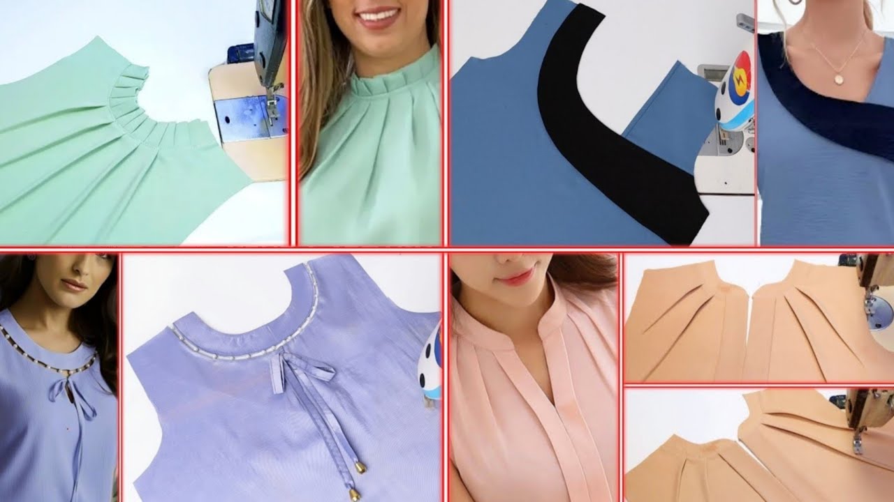 4 Useful collar neck design cutting and sewing tips to make it easier and faster than you think DIY