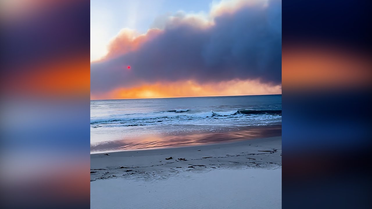 Peaceful Sequim Beach while L.A. is on Fire
