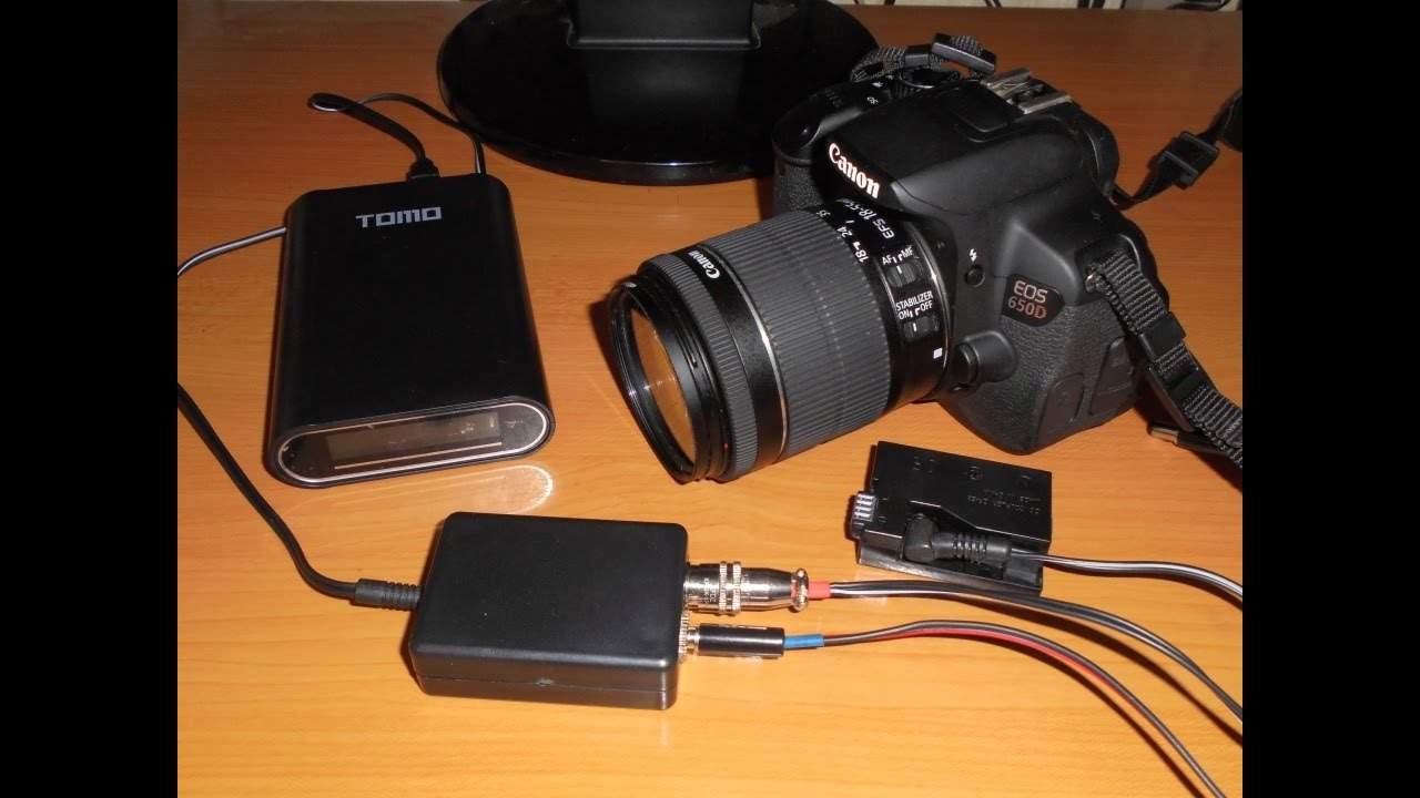 Внешнее питание для DSLR (Canon EOS 650D) – часть 3. Внешнее питание от power bank.