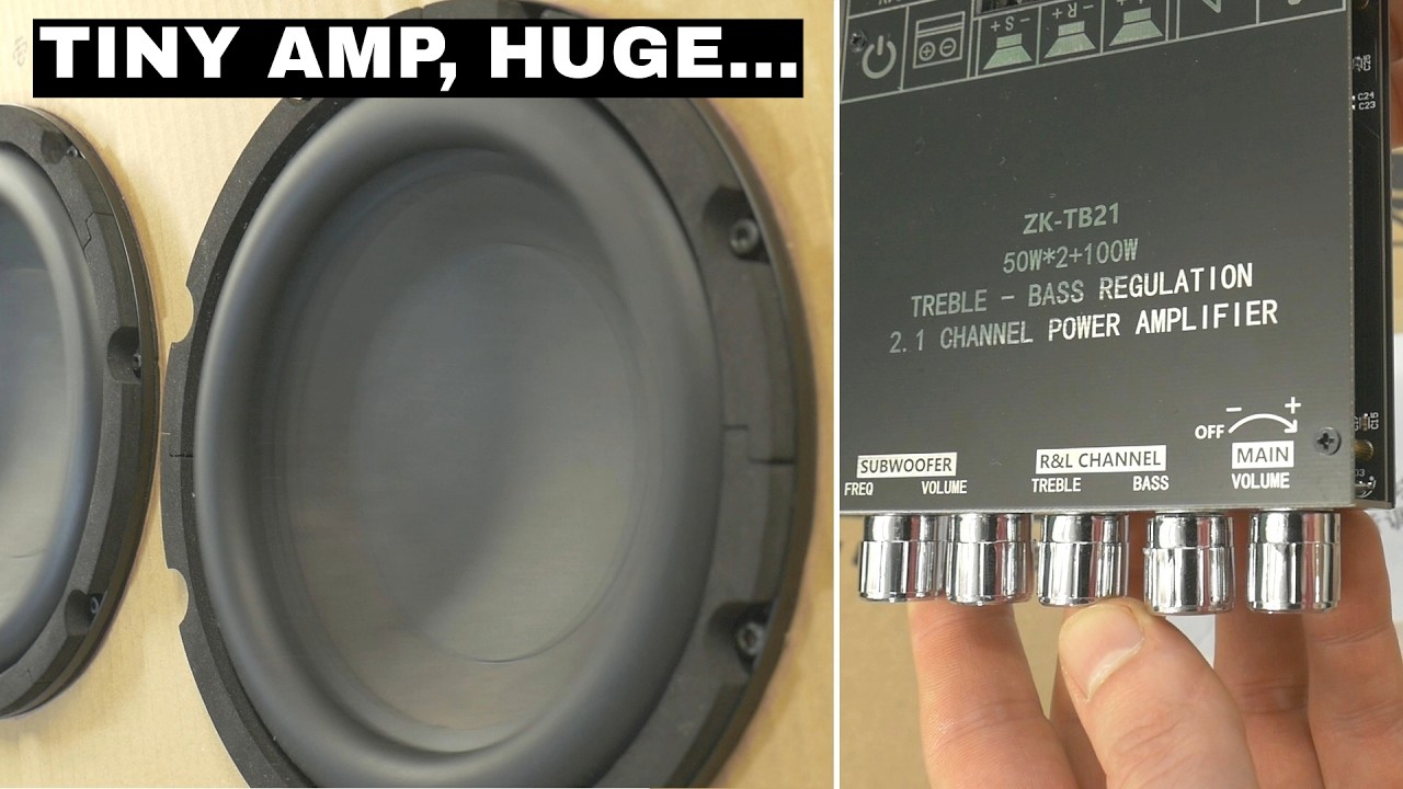 ZK-TB21 Amplifier Setup Sound & Bass Test