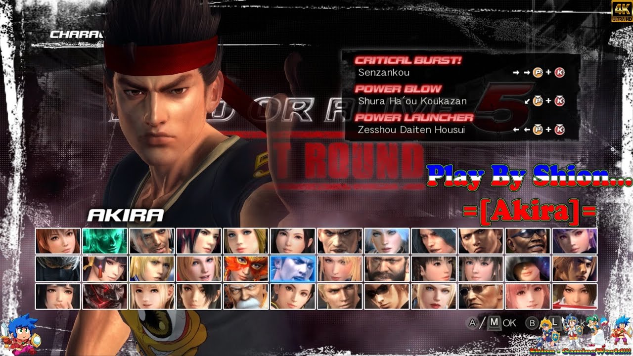 Dead or Alive 5 Last Round - Core Fighters [GamePlay!!!] {PART18} [Akira] (SHION) 😄🐲🎮🇵🇹