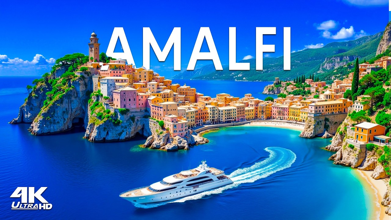 Amalfi Coast 4K Drone Footage 🌴 Insane Cliffside Views Deep House 2026 Chill Mix | Unreal Sea Vibes