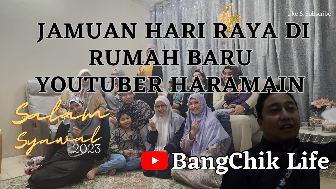 Menu rumah terbuka @BangChikLife dan keluarga Terbaik!!! Meriah bila dapat berkumpul bersama.