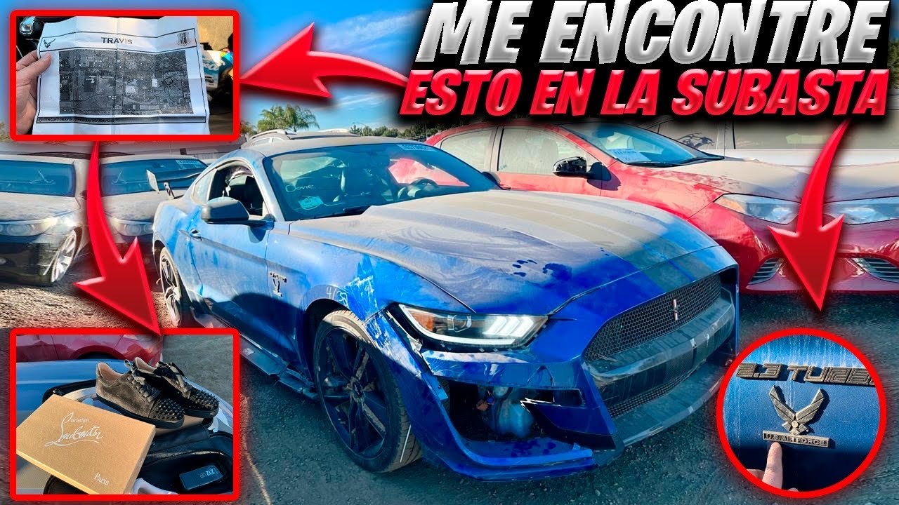 ME COMPRE UN MUSTANG DE UN MILITAR EN LA SUBASTA - ME ENCONTRE UNA MALETA MISTERIOSA! | GERABOY