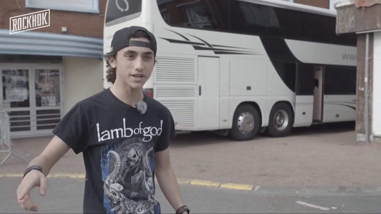 EXCLUSIVE - Max Portnoy from Next To None shows around his tour bus
