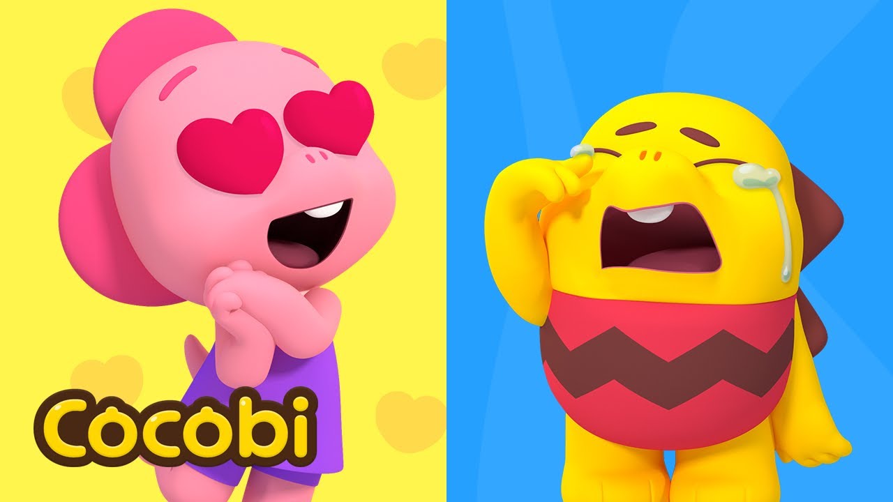 Happy vs Sad🌈 Learn Colors & Emotions + More Fun Videos For Kids | Cocobi