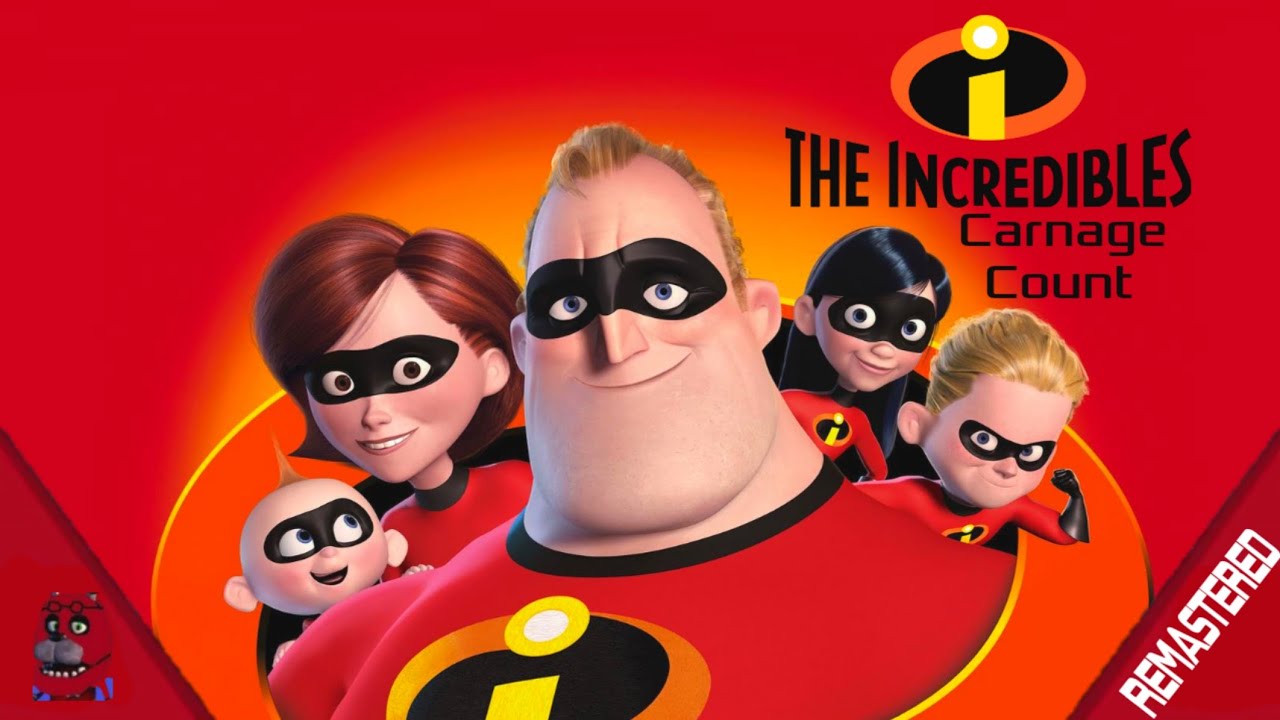 The Incredibles (2004) Carnage Count (REMASTERED)