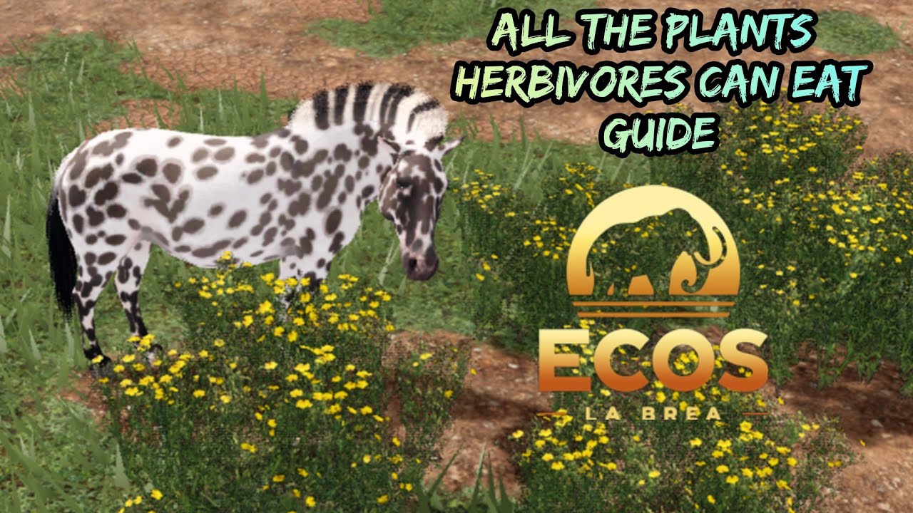 All plants a herbivore can eat in Ecos: La Brea! | Ecos: La Brea Plant Guide 🌱