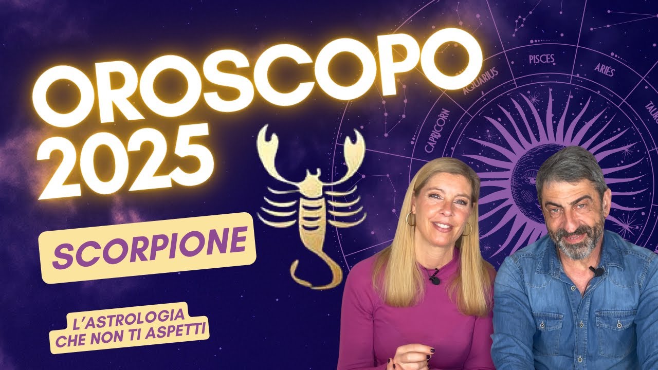 OROSCOPO dell'ANNO 2025 per lo SCORPIONE