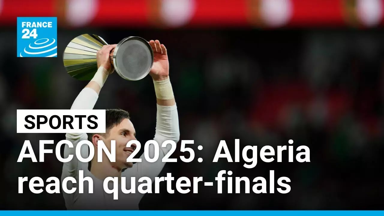 AFCON 2025: Boulbina sends Algeria to quarter-finals with last-minute goal • FRANCE 24 English