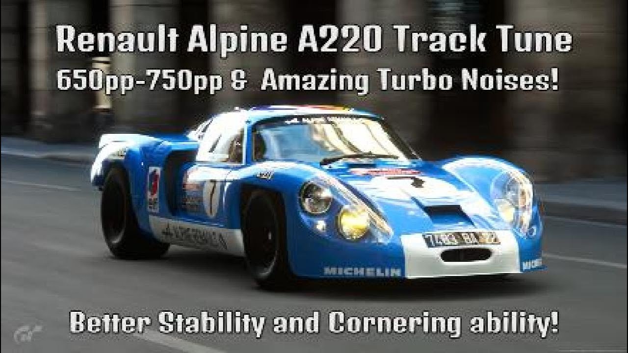 [650pp-750pp] Alpine A220 Track Tune (Great Allrounder) 1.10 Physics