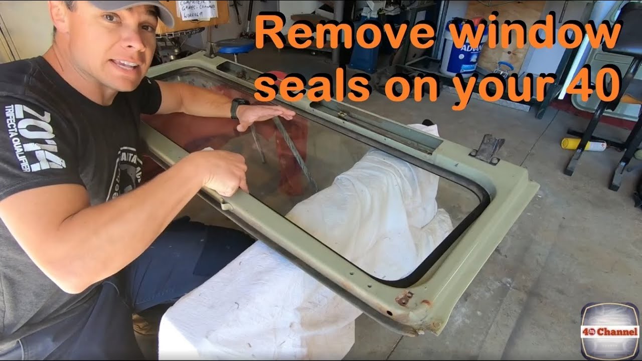 EP19 - 40 Series Window and How to remove window seals, FJ40, FJ45, HJ47,