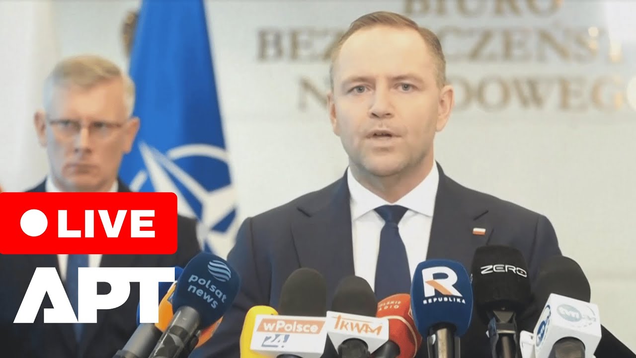 LIVE | Polish President Karol Nawrocki Addresses Nation After NATO Airspace Breach | APT