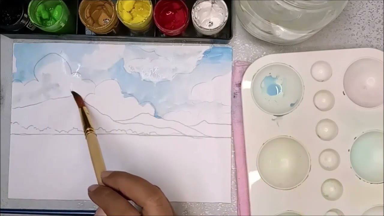 ASAS MEWARNA LANSKAP - Permandangan Dari Jauh
