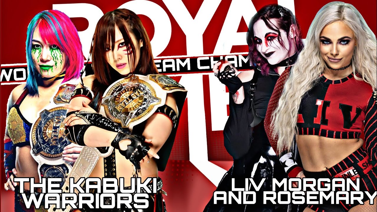 WWE 2K20 The Kabuki Warriors vs Liv Morgan and Rosemary: Royal Rumble
