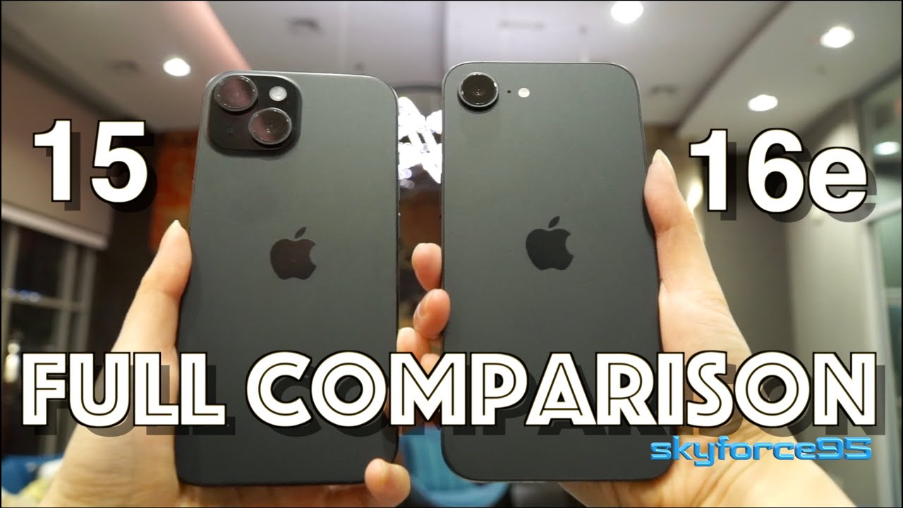 iPhone 16e vs iPhone 15 Full Comparison
