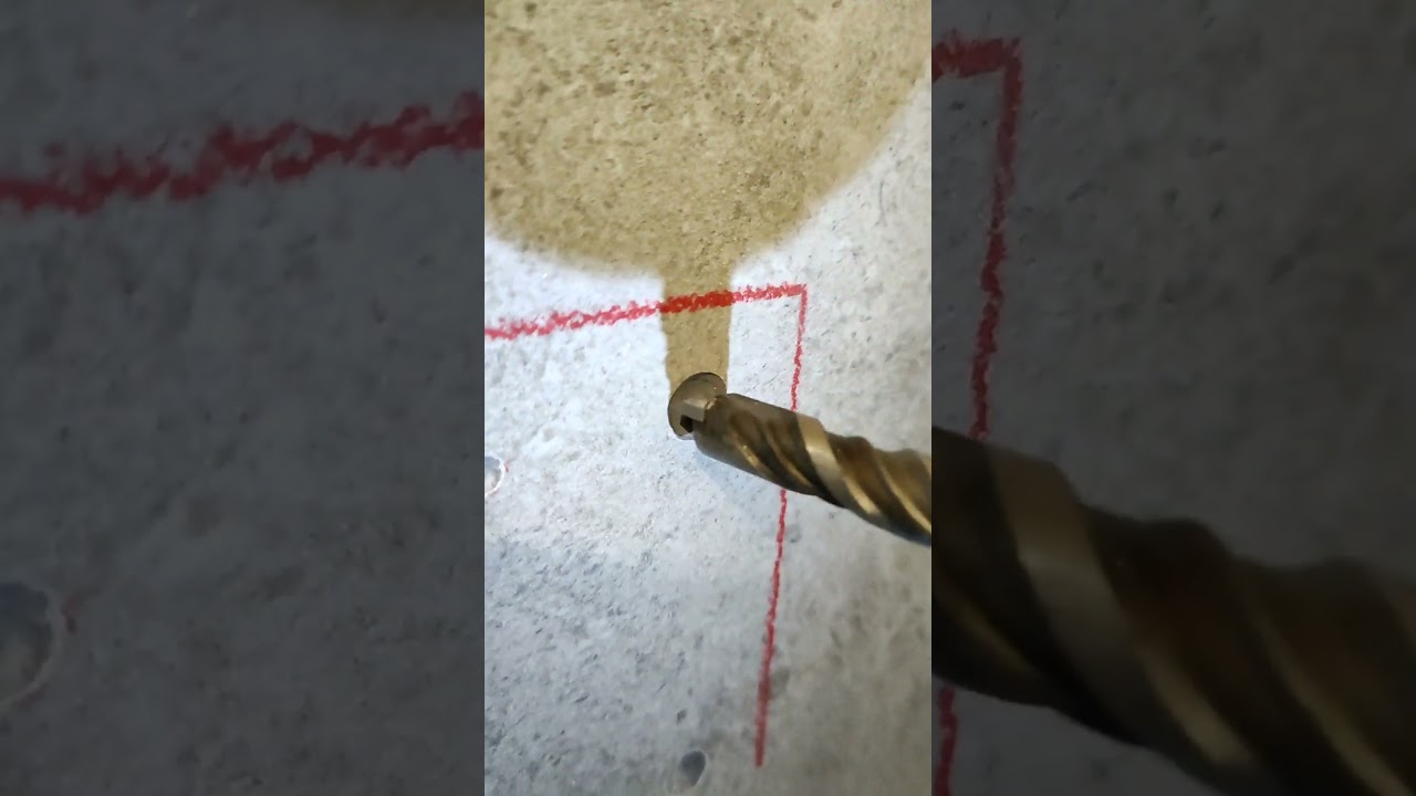 bucare gres porcellanato senza romperlo