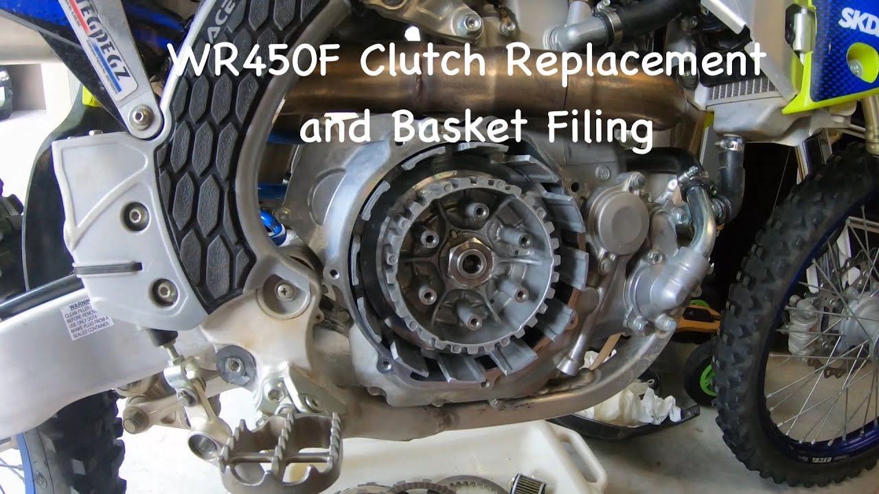 2020 WR450F Clutch Replacement and Filing the Basket