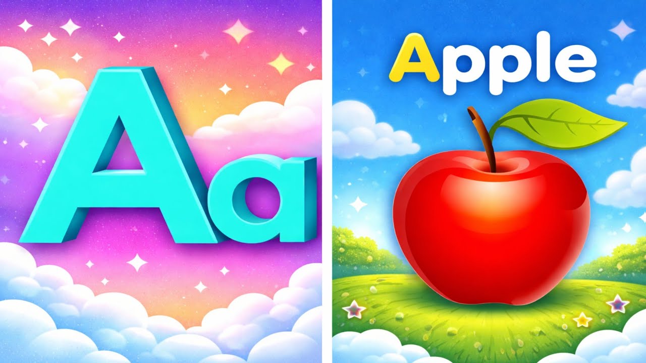 ABC Phonics Alphabet Song | A For Apple | English Kids Songs