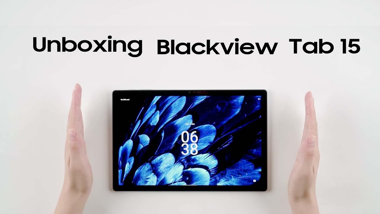 Blackview Tab 15 Official Unboxing | Thinner Lighter Body | A Must-have for Work or Entertainment