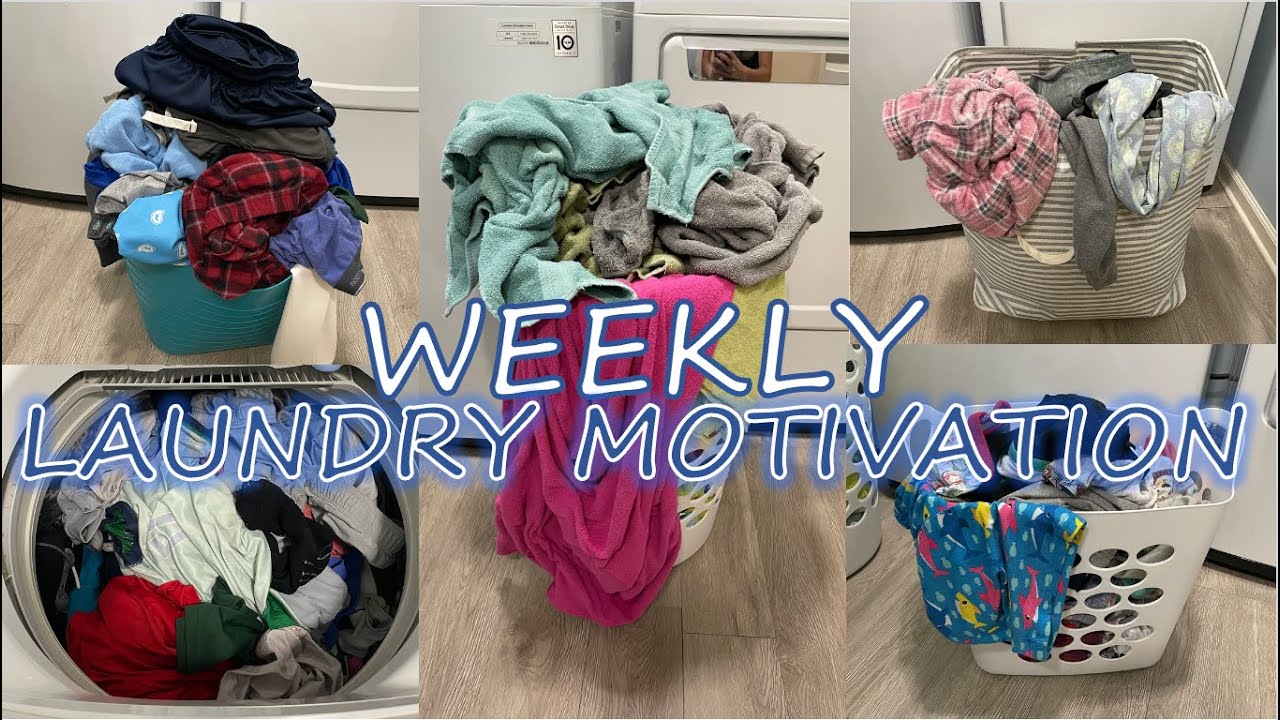 WEEKLY LAUNDRY FOR A BUSY MOM OF 4 | FOUR DAYS OF LAUNDRY MOTIVATION | LET'S DO LAUNDRY TOGETHER