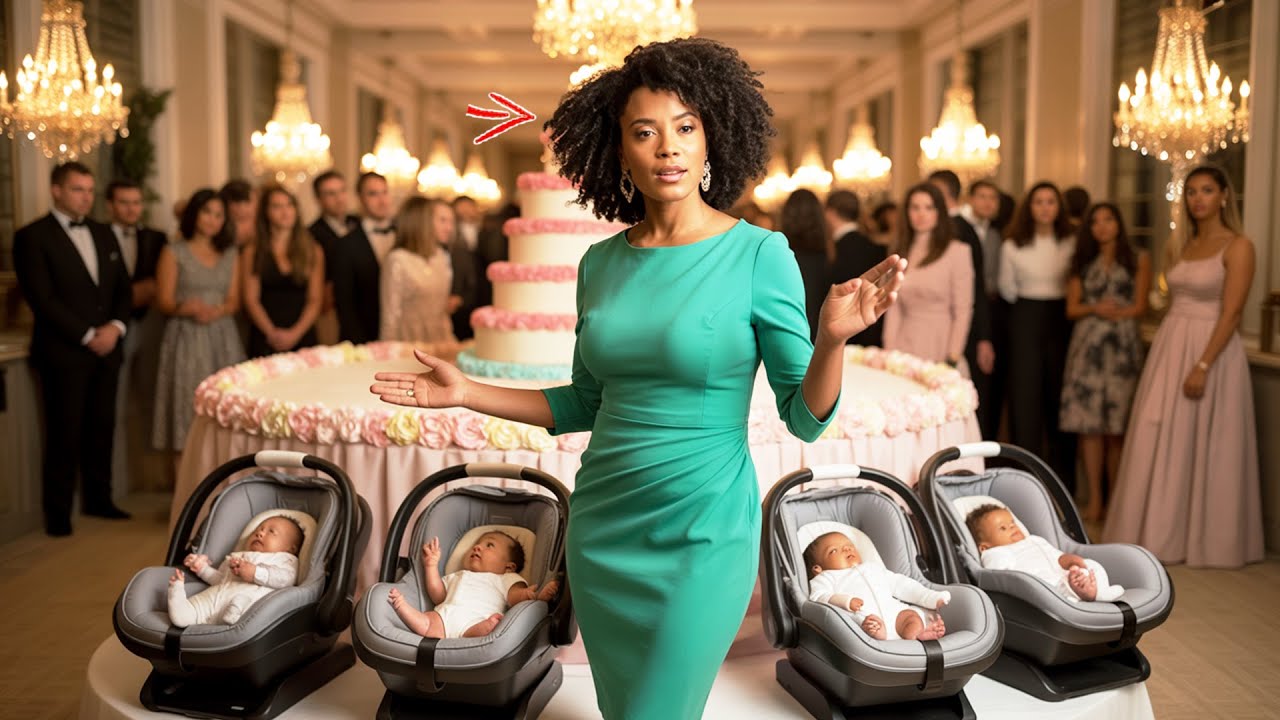 He Invited His Childless Ex Wife To His Baby Shower To Mock Her - But She Came with Quadruplets!