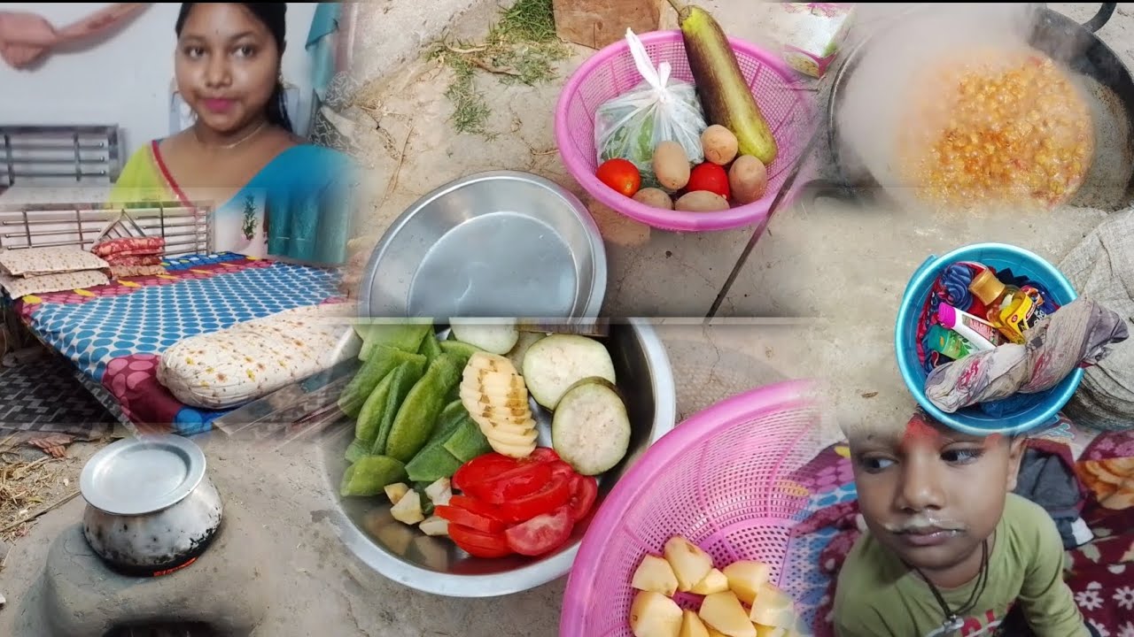 আজকে একাদশীর দিনে বাড়িতে কি কি কাজ বাজ করলাম?😊