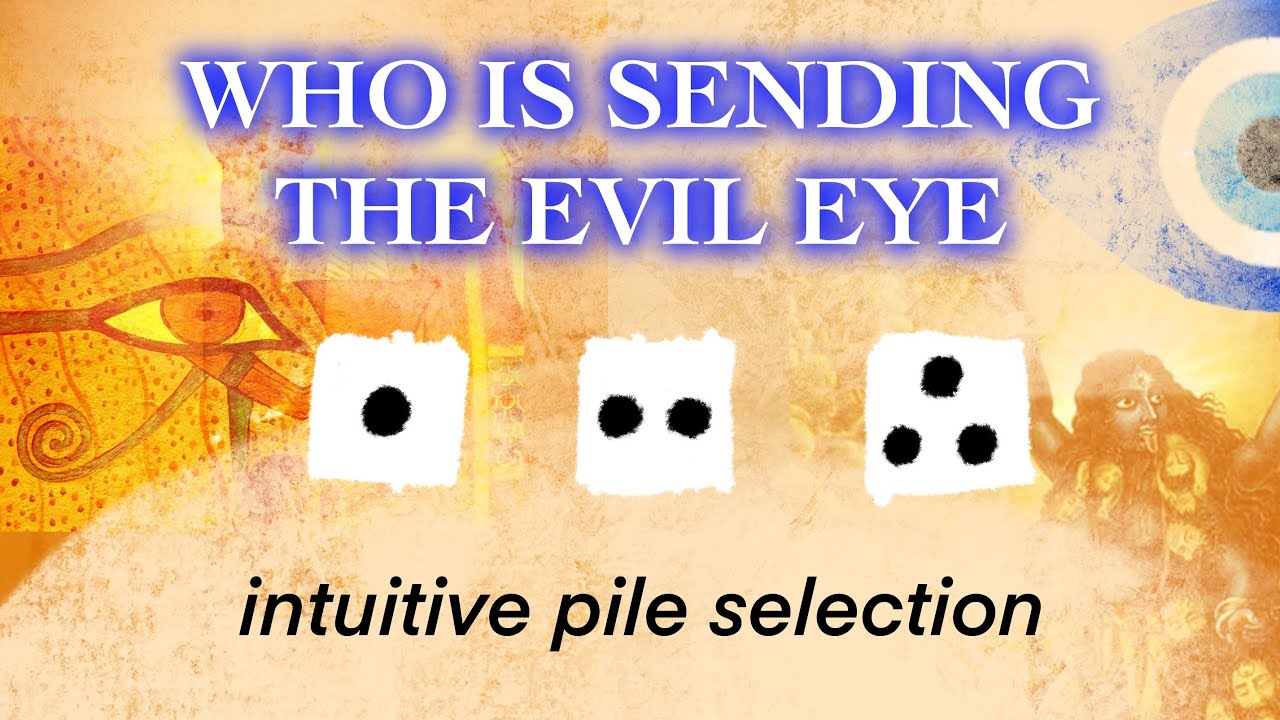 𓂀🧿 WHO is sending the EVIL EYE? | pick a card 🧿𓂀