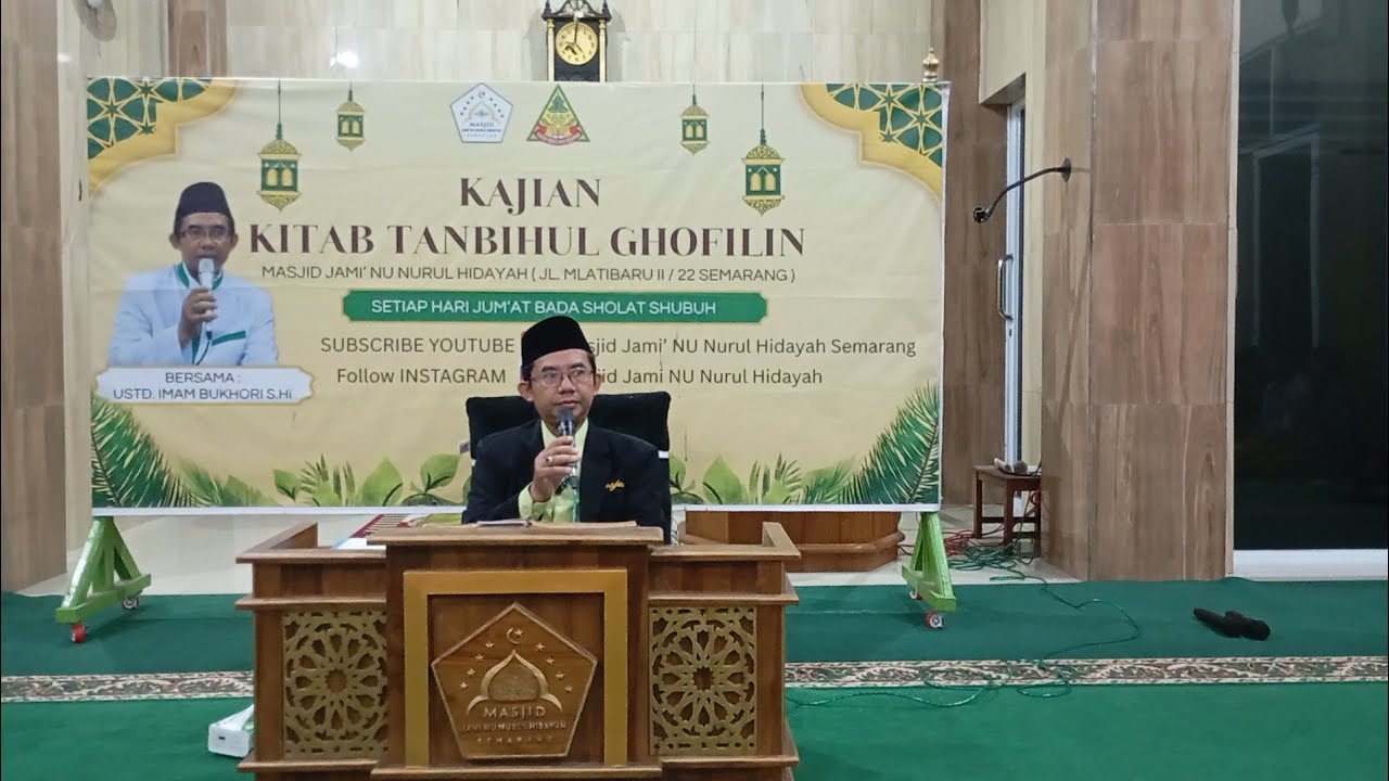 KAJIAN KITAB TANBIHUL GHOFILIN, JUMAT 16 JANUARI 2026. UST. IMAM BUKHORI, S.Hi