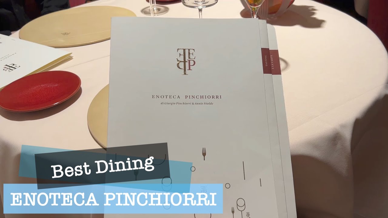 Enoteca Pinchiorri: 3 Star Michelin Restaurant in Florence, Italy