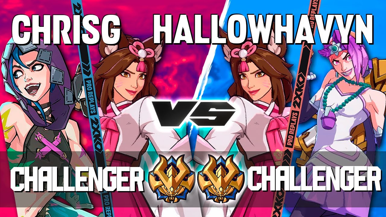 2XKO ▰ CHRISG (Ahri-Jinx) vs HALLOWHAVYN (Ahri-Jinx) ▰ 2XKO Pro level replays