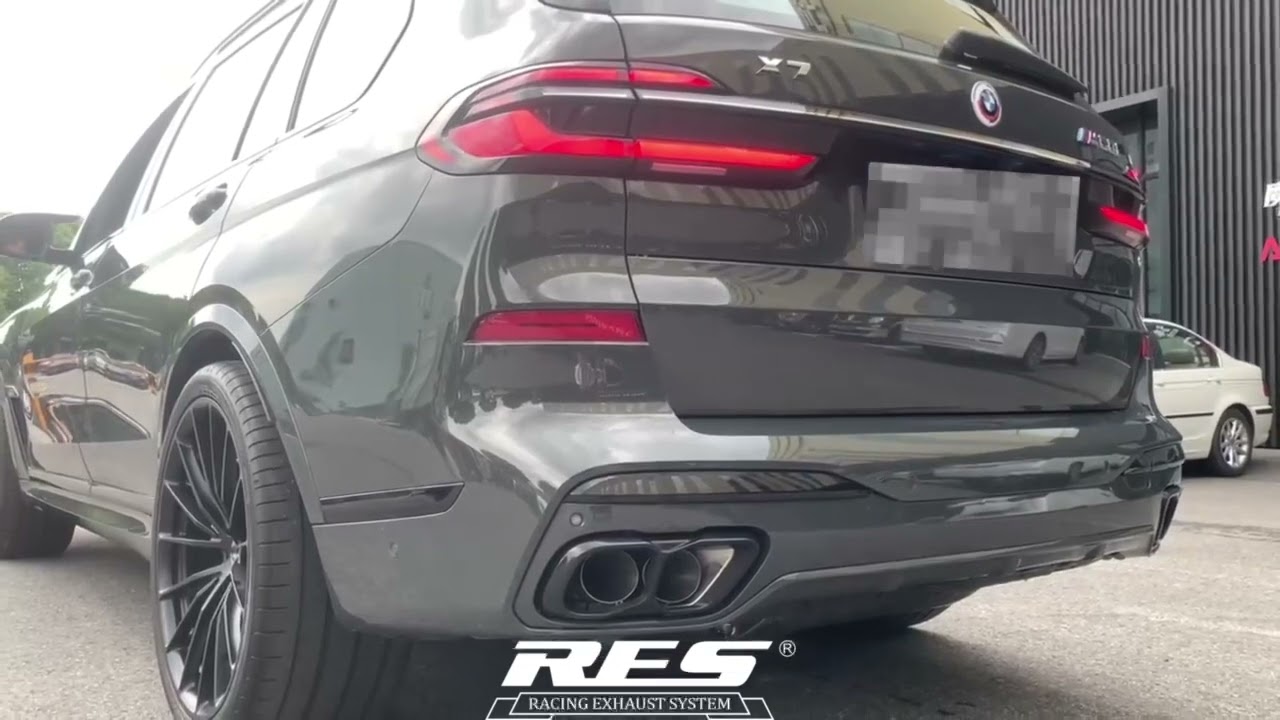 BMW X7 M60i 4.4T with Titanium valve catabck cold start sound check