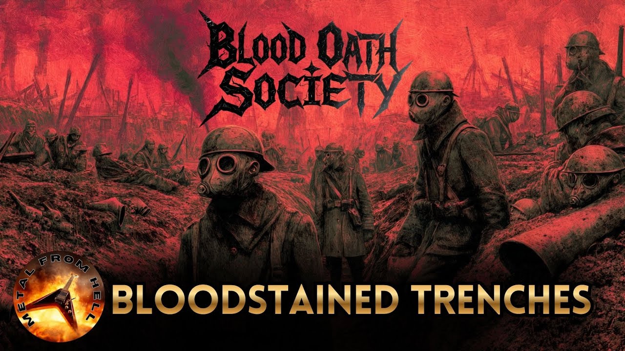 Bloodstained Trenches, Blood Oath Society (heavy metal song) #thrashmetal  #heavymetal #metal