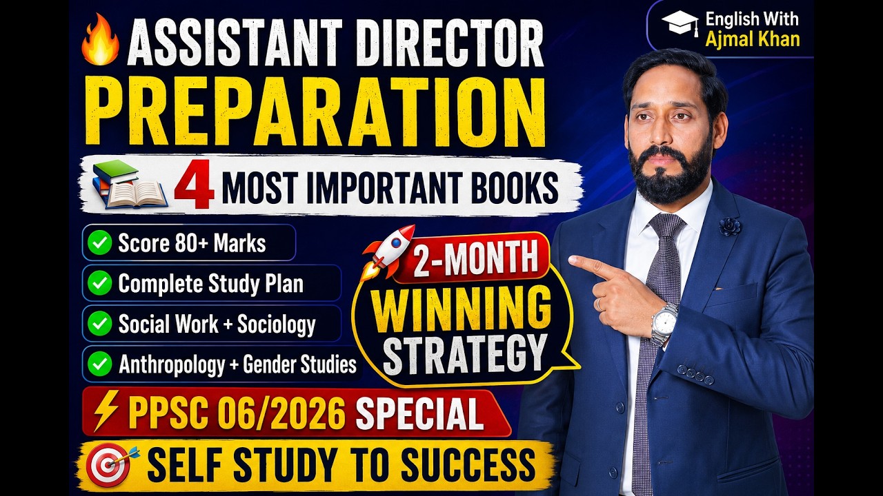 How to Prepare for Assist Director Social Welfare | 4 Books | Self-Study | Complete 2-Month Strategy