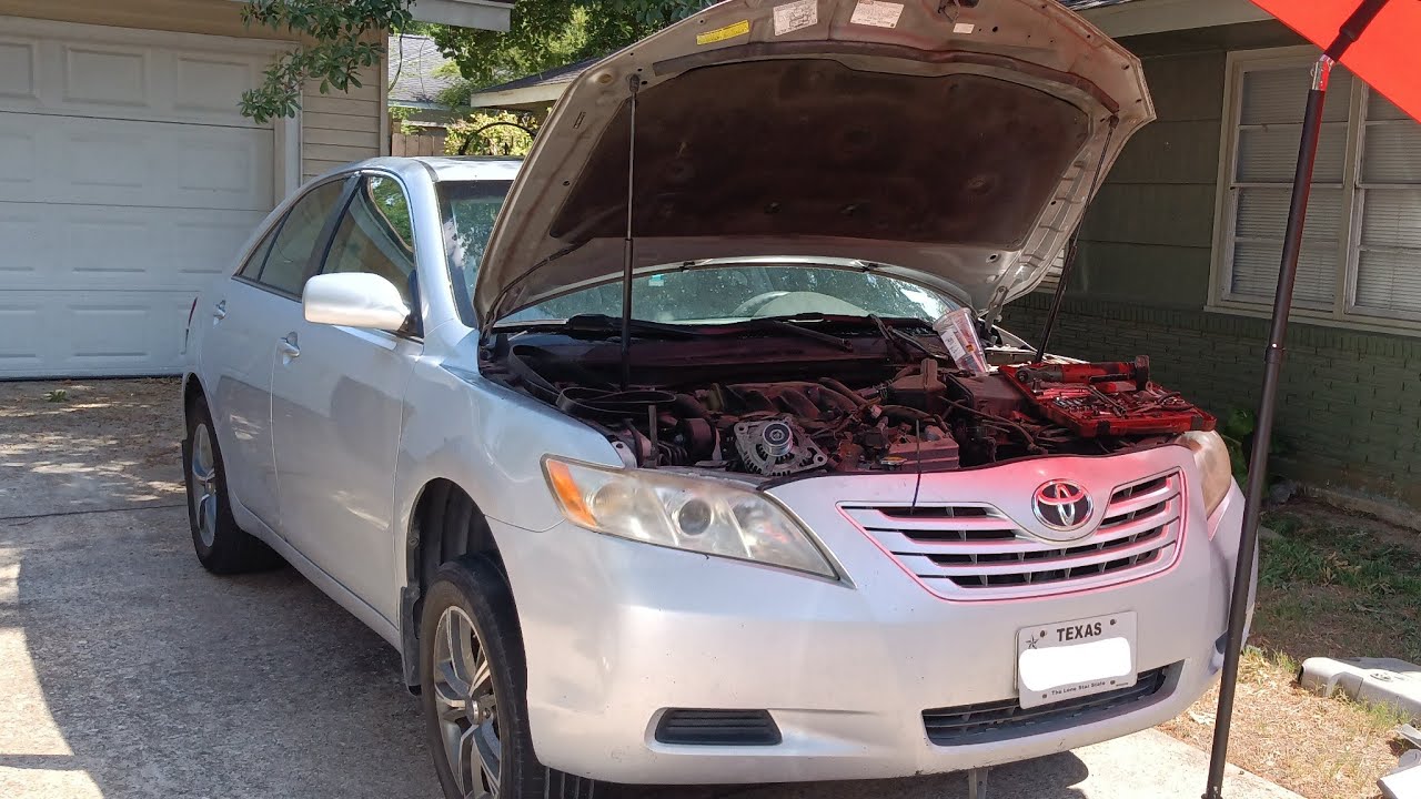 2007 Toyota Camry V6 Alternator Replacement Without Removing The Fans Or Radiator Hose