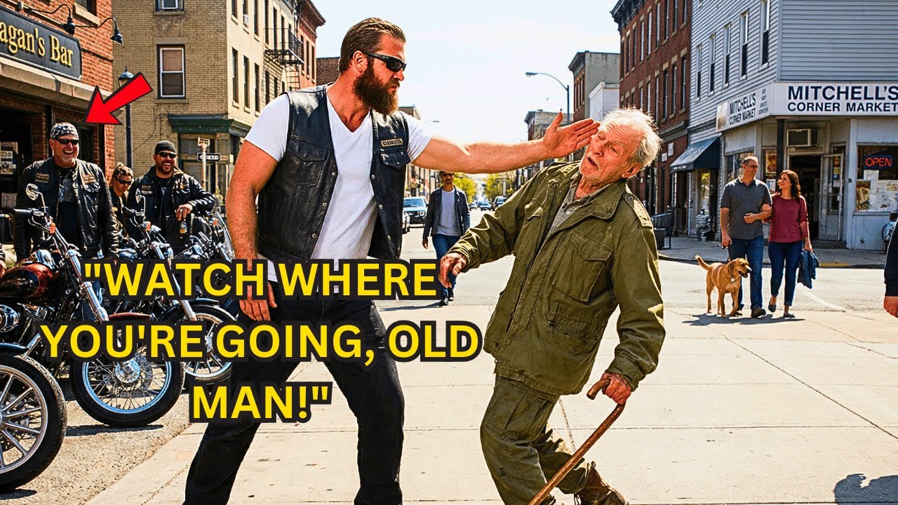 Biker Knocked an 84-Year Old Veteran Down — Then a Blackhawk Landed and Everyone Went Silent