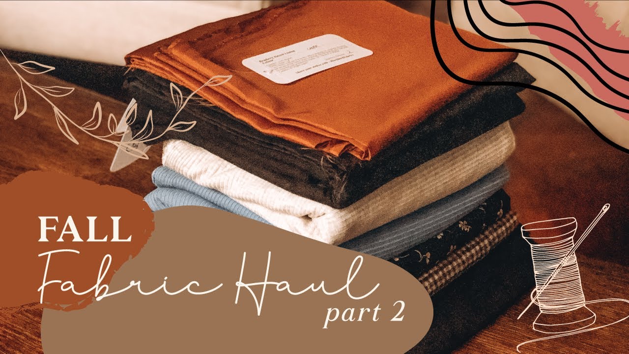 Fall Fabric Order (Part 2): Blackbird Fabrics and Wardrobe Planning!
