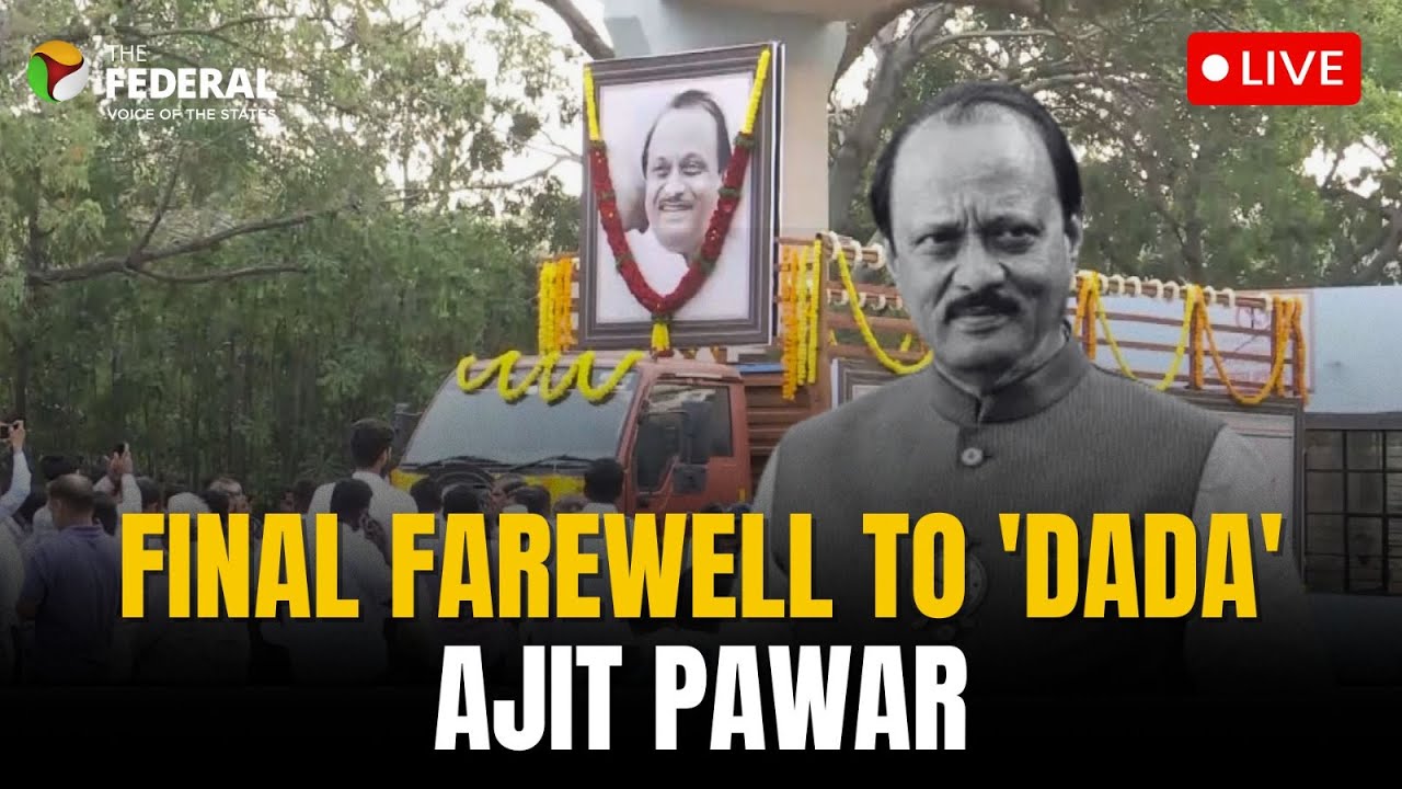LIVE | Ajit Pawar’s last rites with full state honours in Baramati | The Federal