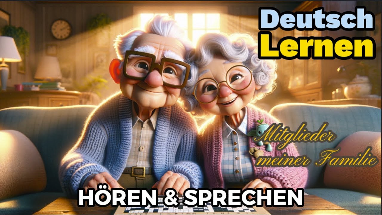 Mitglieder meiner Familie| Deutsch Lernen| Sprechen & Hören| Deutschkurs| Geschichte & Wortschatz