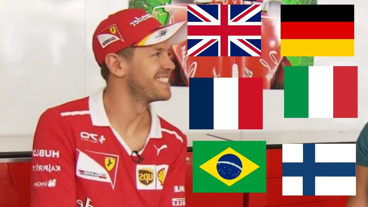 Sebastian Vettel Speaking 6 Languages