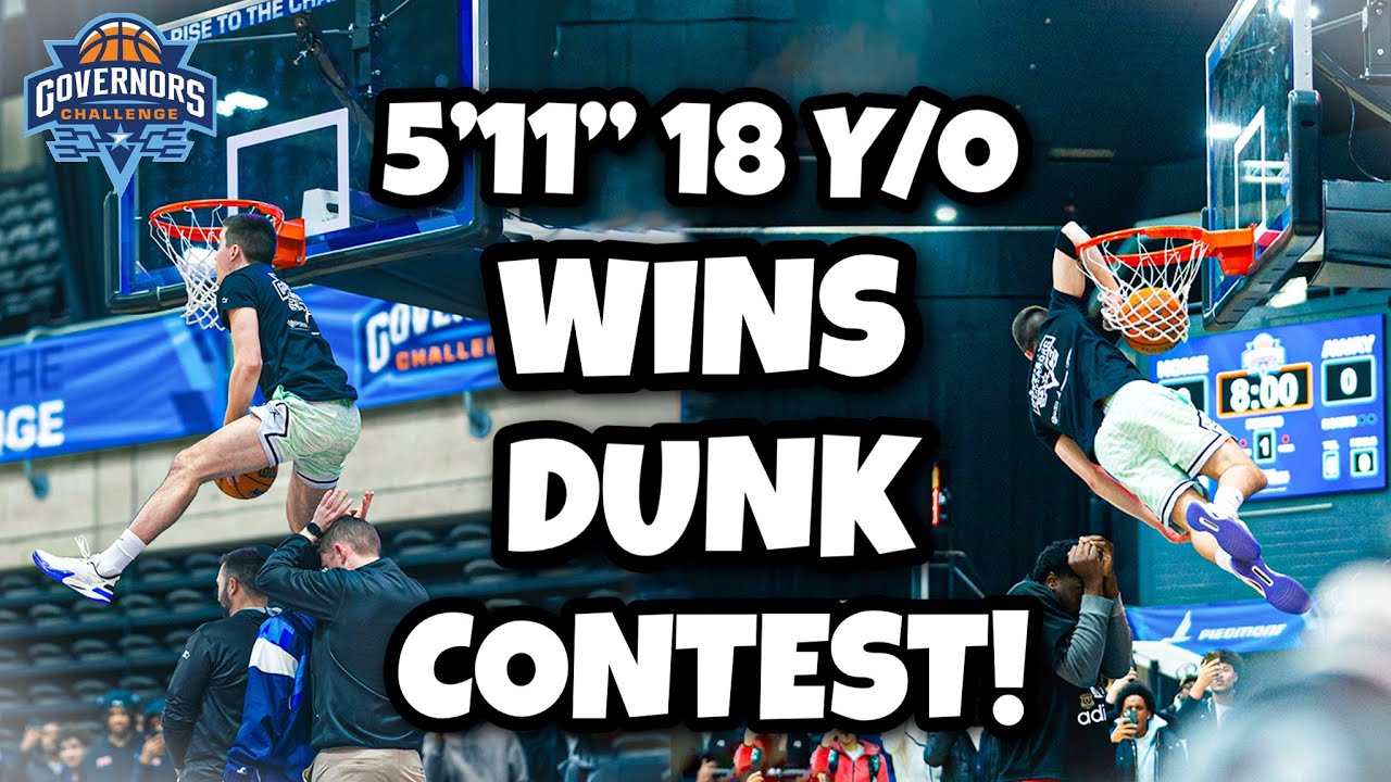 5'11 18 Year Old TAKES OVER Dunk Contest! Governors Challenge 2025